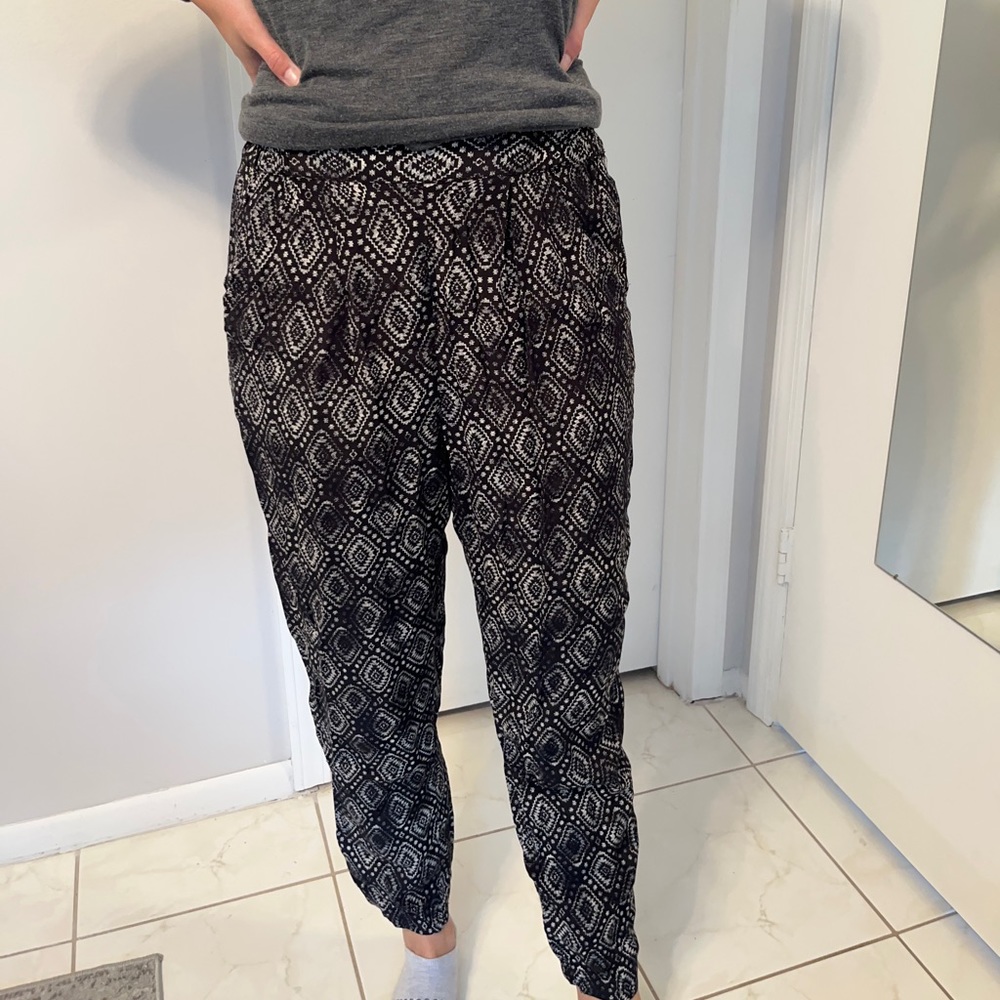 Very comfortable flowy patterned pants.